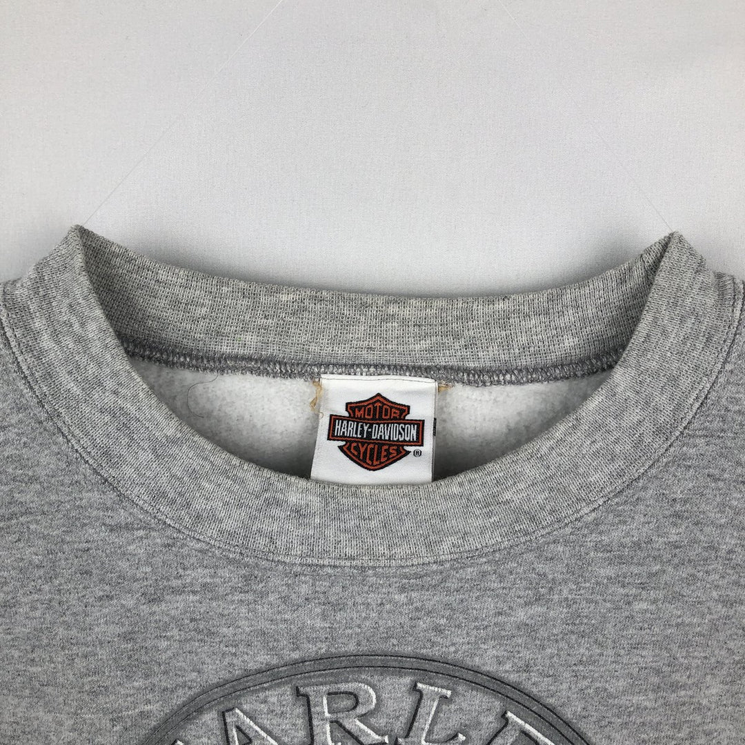 2000'S Harley-Davidson Advertising Sweatshirt, Men's XL unclear gray type Vintage Second Hand