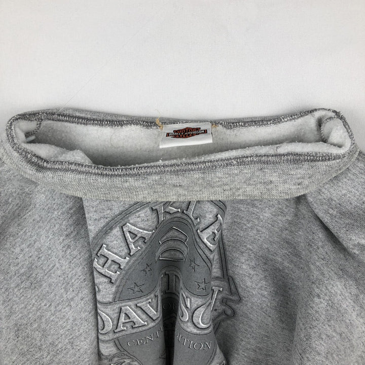 2000'S Harley-Davidson Advertising Sweatshirt, Men's XL unclear gray type Vintage Second Hand