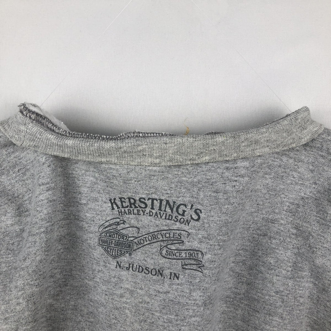 2000'S Harley-Davidson Advertising Sweatshirt, Men's XL unclear gray type Vintage Second Hand