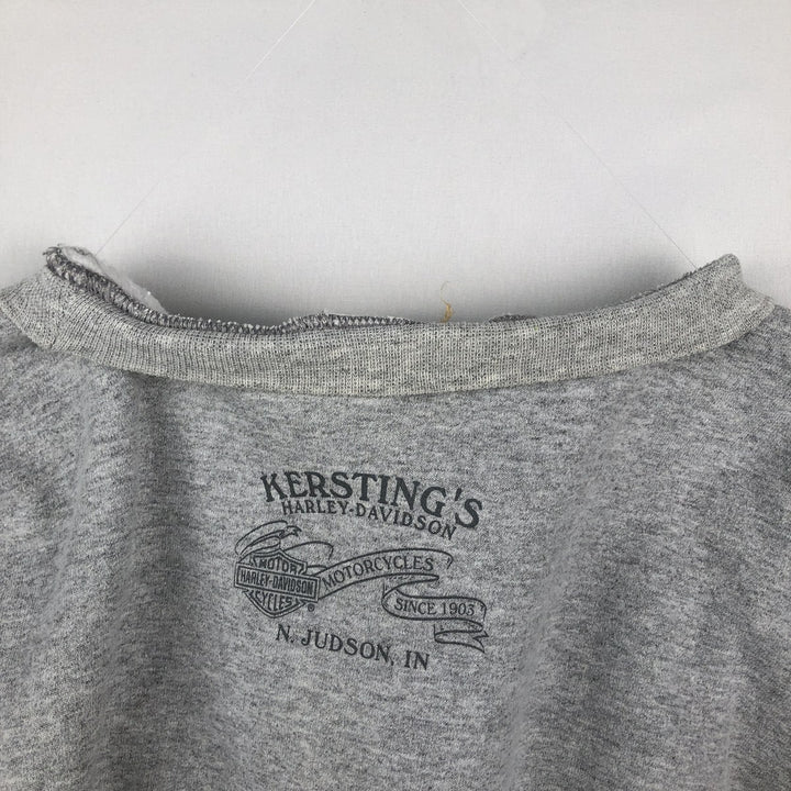 2000'S Harley-Davidson Advertising Sweatshirt, Men's XL unclear gray type Vintage Second Hand