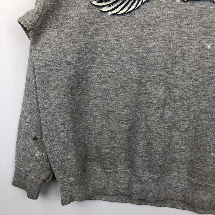 Harley-Davidson Advertising Sweatshirt, Made in USA, Men's Size L cotton gray type Vintage Second Hand