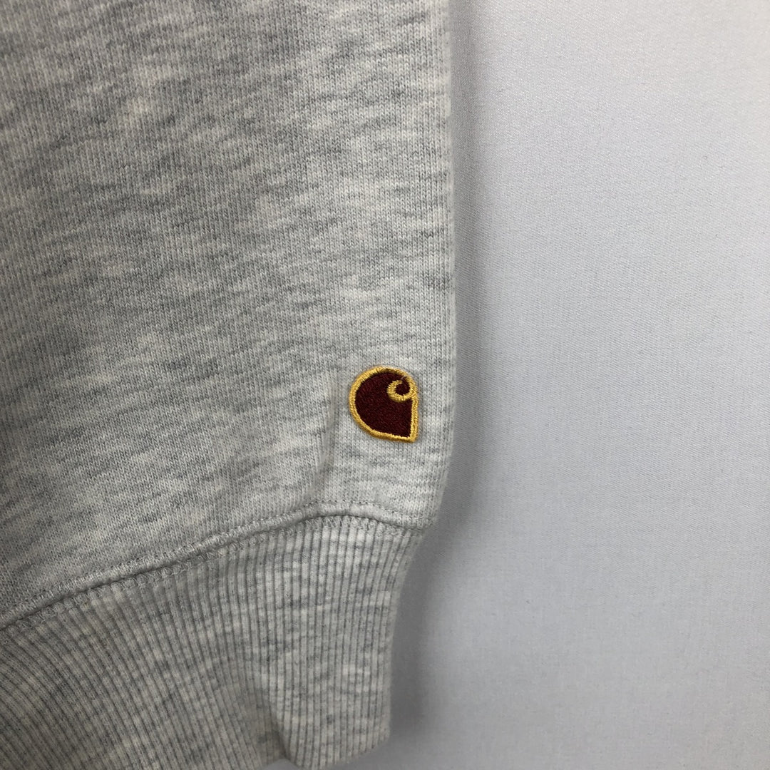 Carhartt logo sweatshirt, men's size M cotton gray type Vintage Second Hand
