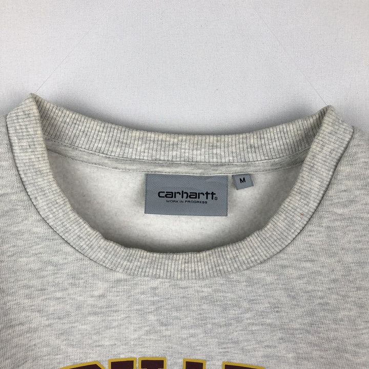 Carhartt logo sweatshirt, men's size M cotton gray type Vintage Second Hand