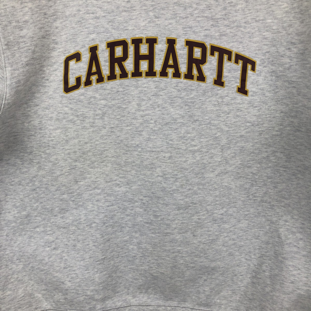 Carhartt logo sweatshirt, men's size M cotton gray type Vintage Second Hand