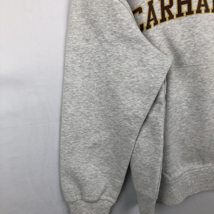 Carhartt logo sweatshirt, men's size M cotton gray type Vintage Second Hand