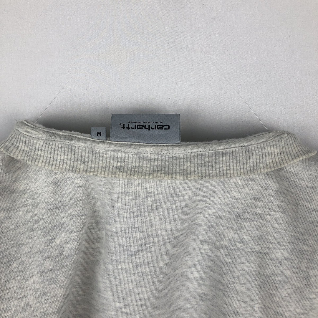 Carhartt logo sweatshirt, men's size M cotton gray type Vintage Second Hand