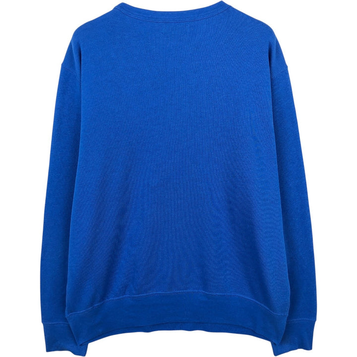 Ralph Lauren POLO RALPH LAUREN One-point logo sweatshirt, sweatshirt, men's size L cotton blue type Vintage Second Hand