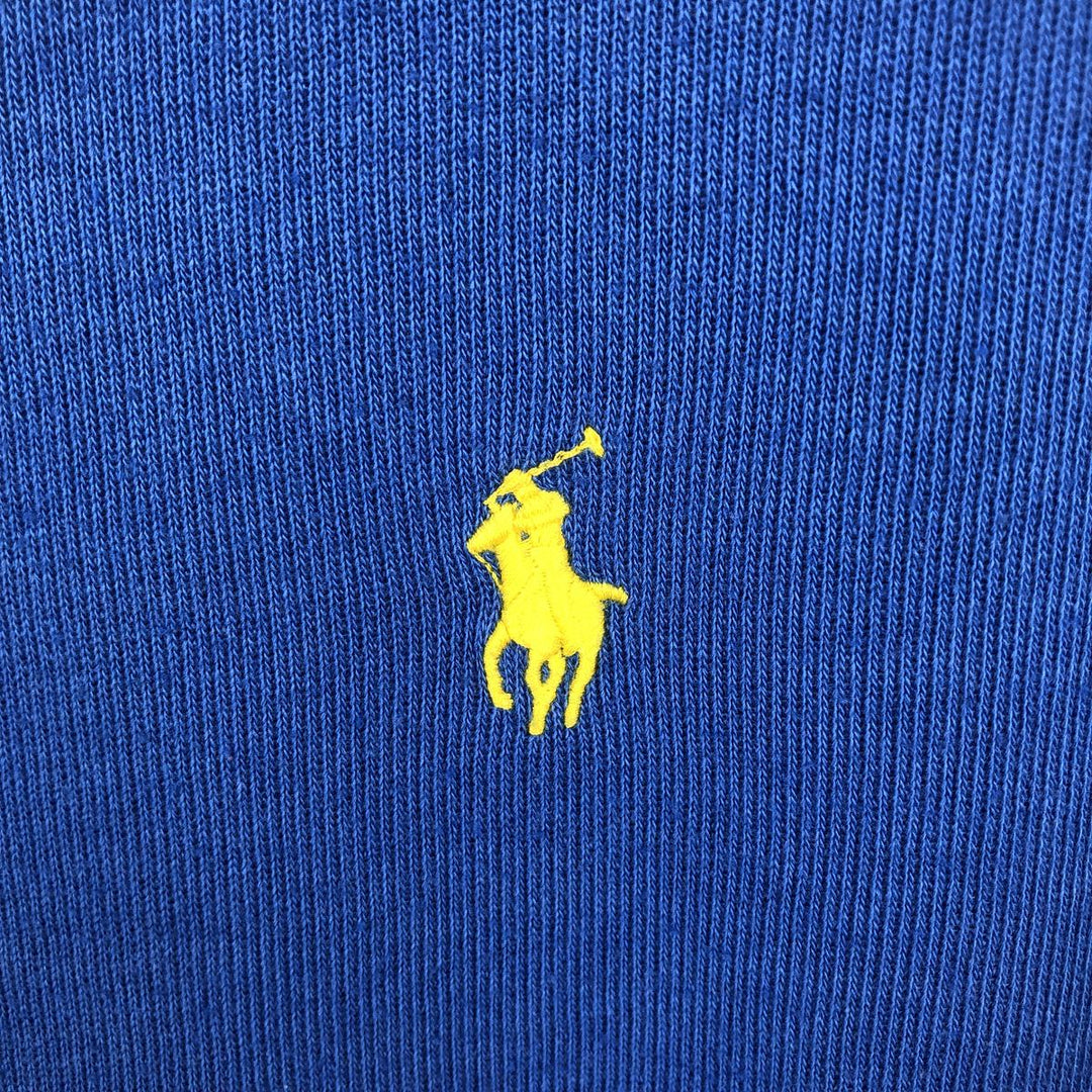 Ralph Lauren POLO RALPH LAUREN One-point logo sweatshirt, sweatshirt, men's size L cotton blue type Vintage Second Hand