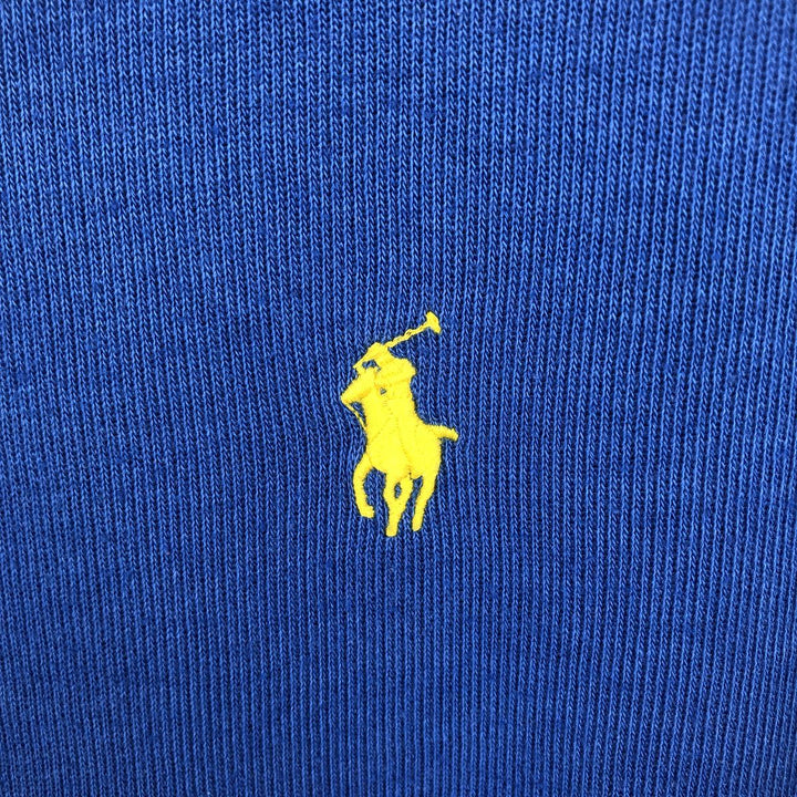 Ralph Lauren POLO RALPH LAUREN One-point logo sweatshirt, sweatshirt, men's size L cotton blue type Vintage Second Hand