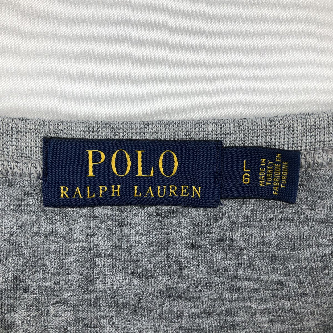 Ralph Lauren POLO RALPH LAUREN One-point logo sweatshirt, sweatshirt, men's size L polyester gray type Vintage Second Hand