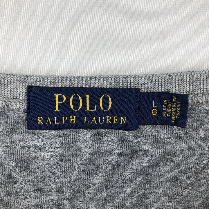 Ralph Lauren POLO RALPH LAUREN One-point logo sweatshirt, sweatshirt, men's size L polyester gray type Vintage Second Hand