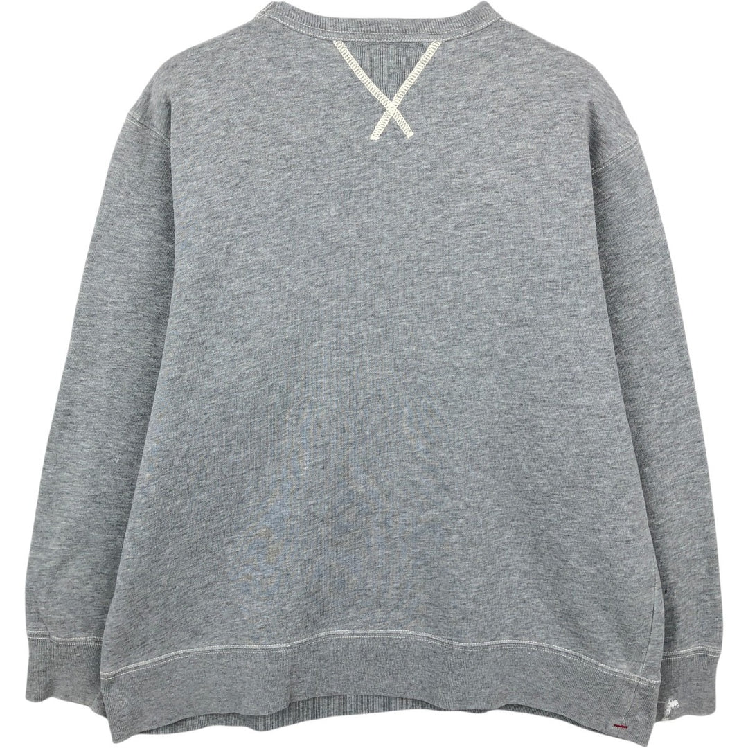 Ralph Lauren POLO JEANS COMPANY RALPH LAUREN Logo Sweatshirt (Men's Size M) cotton gray type Vintage Second Hand
