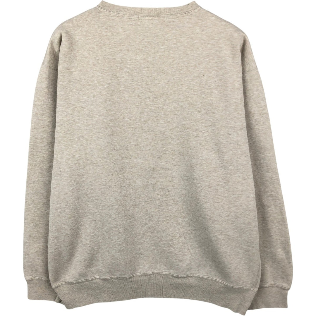 Ralph Lauren POLO by Ralph Lauren One Point Logo Sweatshirt Trainer Men's L size cotton Beige type Vintage Second Hand