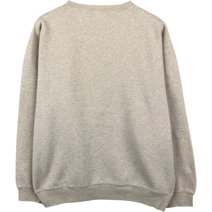 Ralph Lauren POLO by Ralph Lauren One Point Logo Sweatshirt Trainer Men's L size cotton Beige type Vintage Second Hand