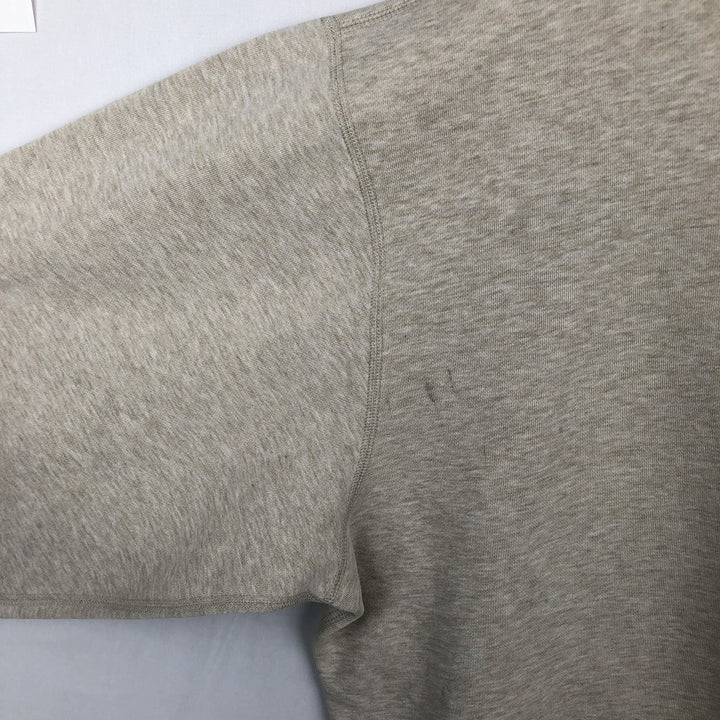Ralph Lauren POLO by Ralph Lauren One Point Logo Sweatshirt Trainer Men's L size cotton Beige type Vintage Second Hand