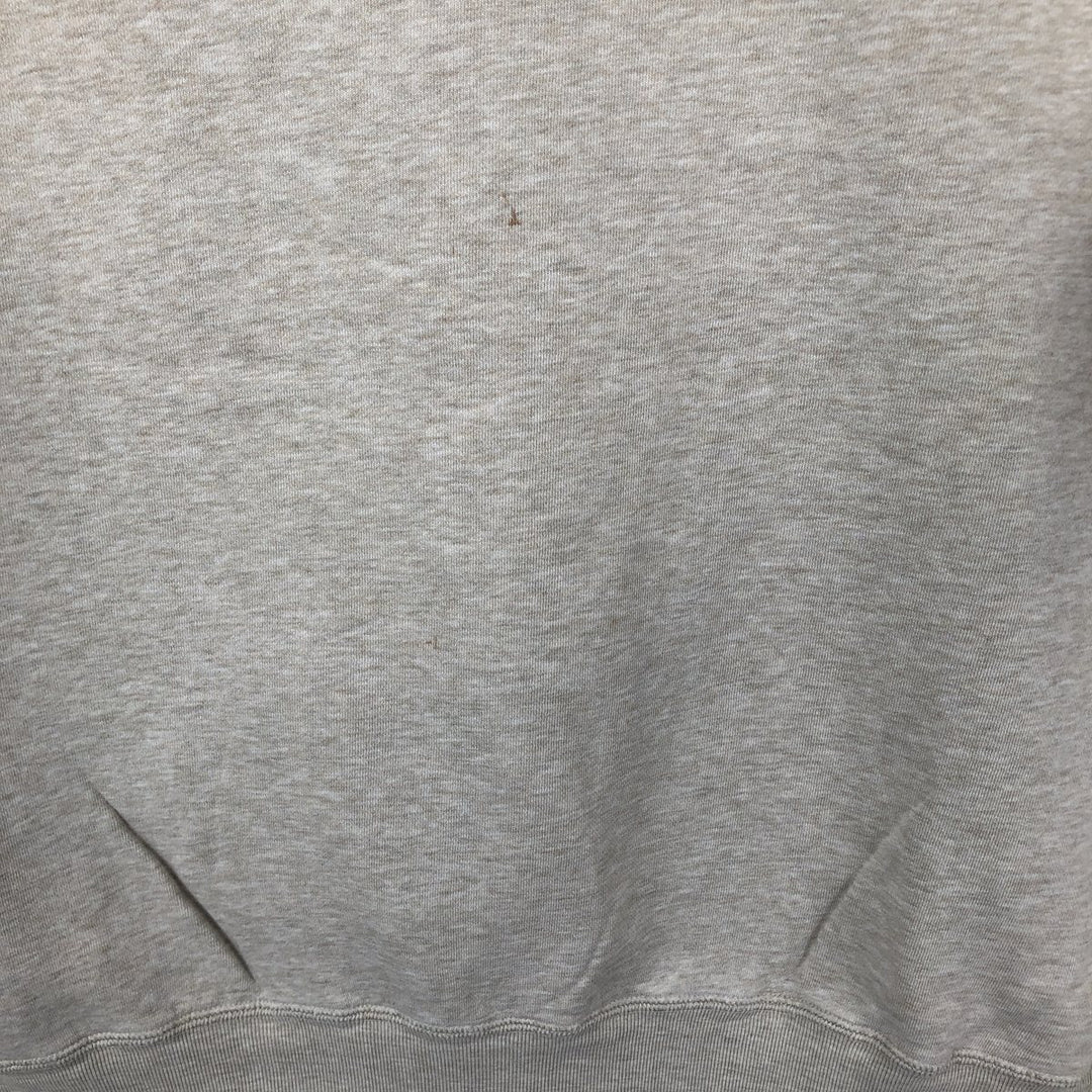 Ralph Lauren POLO by Ralph Lauren One Point Logo Sweatshirt Trainer Men's L size cotton Beige type Vintage Second Hand