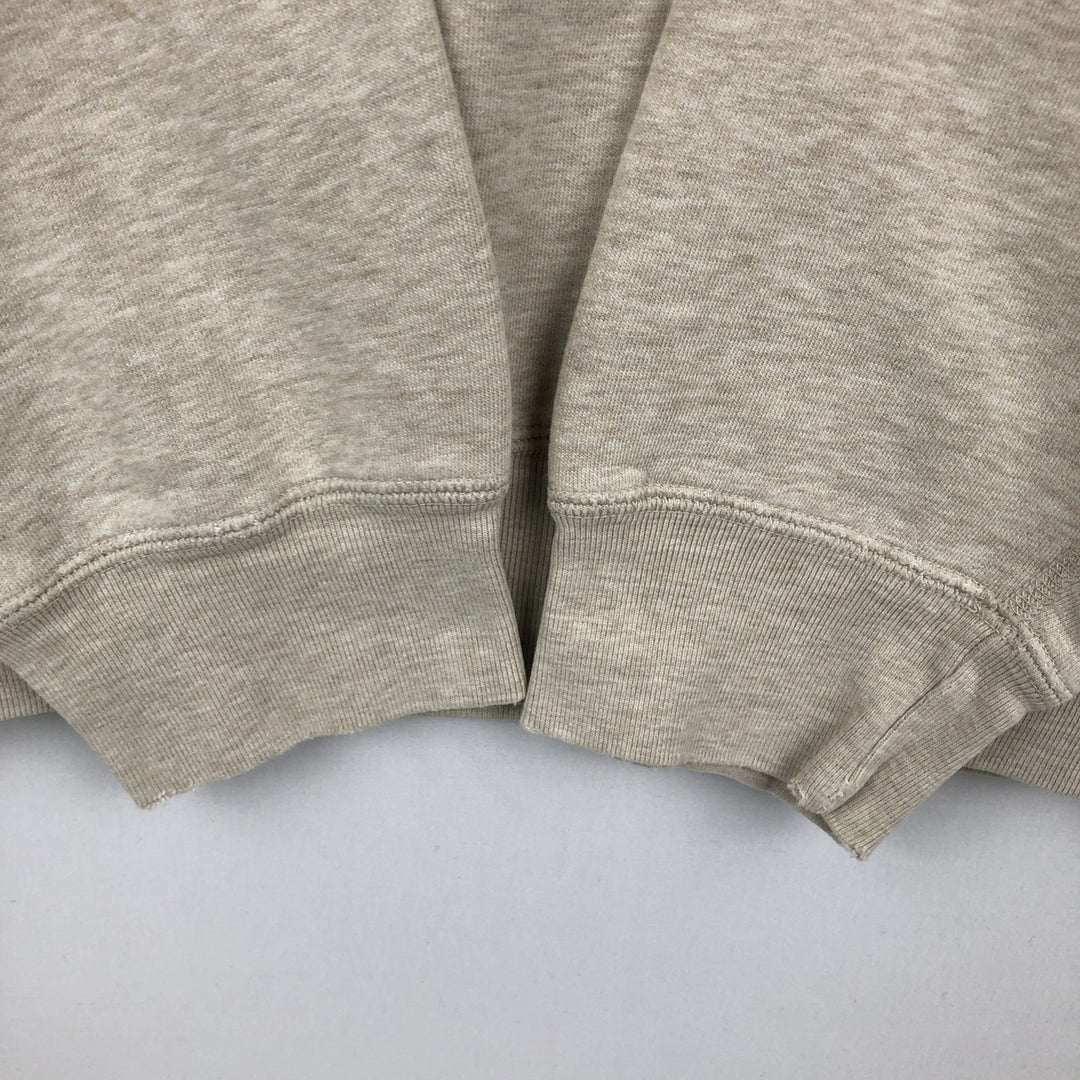 Ralph Lauren POLO by Ralph Lauren One Point Logo Sweatshirt Trainer Men's L size cotton Beige type Vintage Second Hand