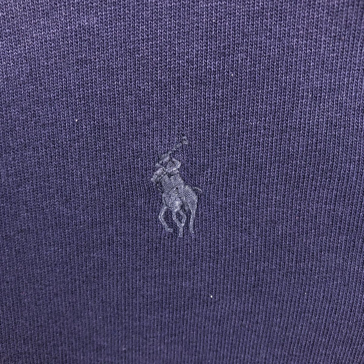 Ralph Lauren POLO by Ralph Lauren One Point Logo Sweatshirt Trainer Men's L size cotton navy blue type Vintage Second Hand