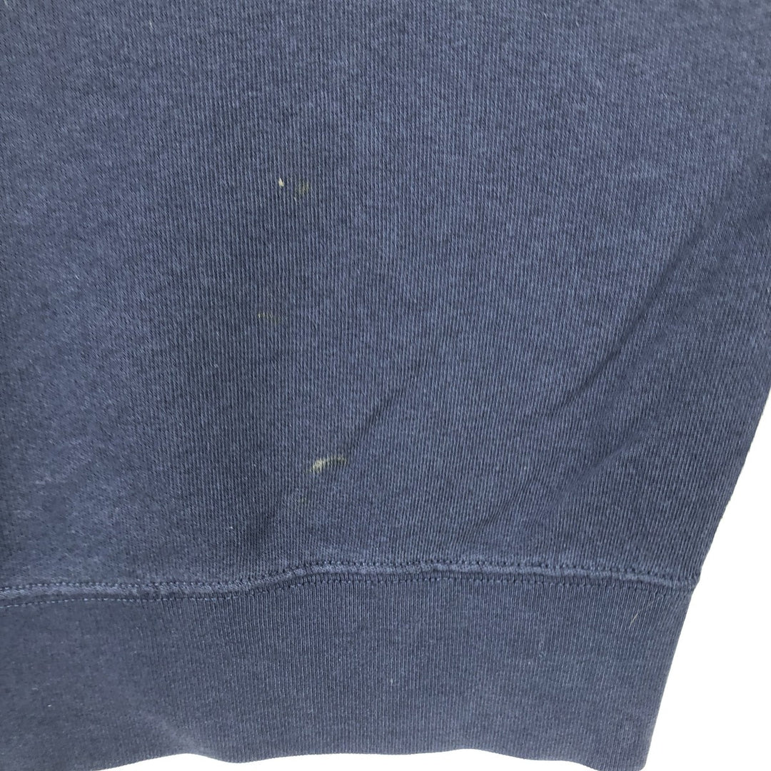 Ralph Lauren POLO by Ralph Lauren One Point Logo Sweatshirt Trainer Men's L size cotton navy blue type Vintage Second Hand