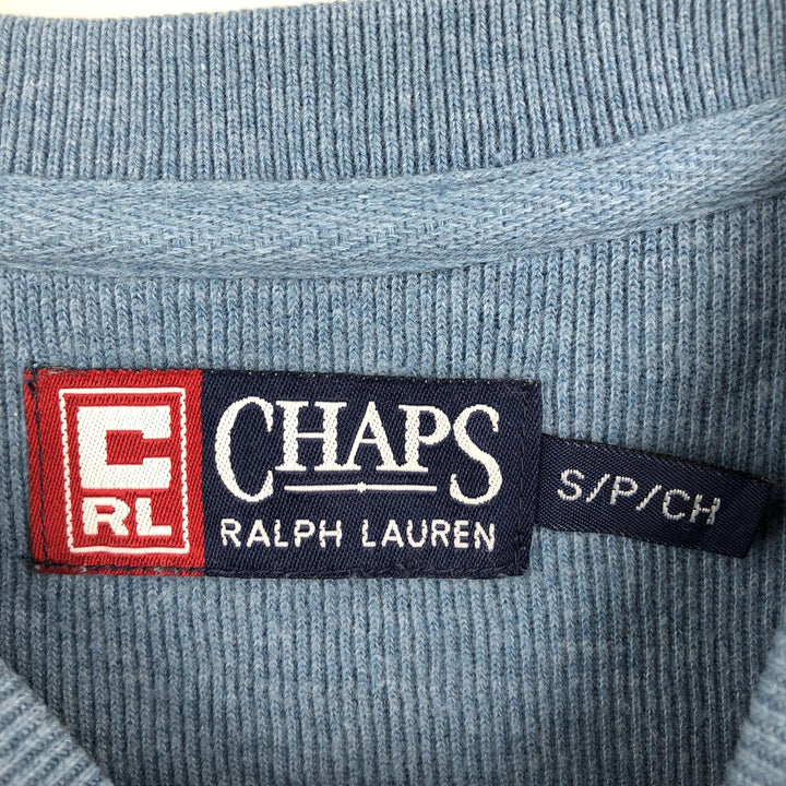 Ralph Lauren CHAPS Plain Blank Sweatshirt (Men's Size S) unclear Blue type light blue Vintage Second Hand