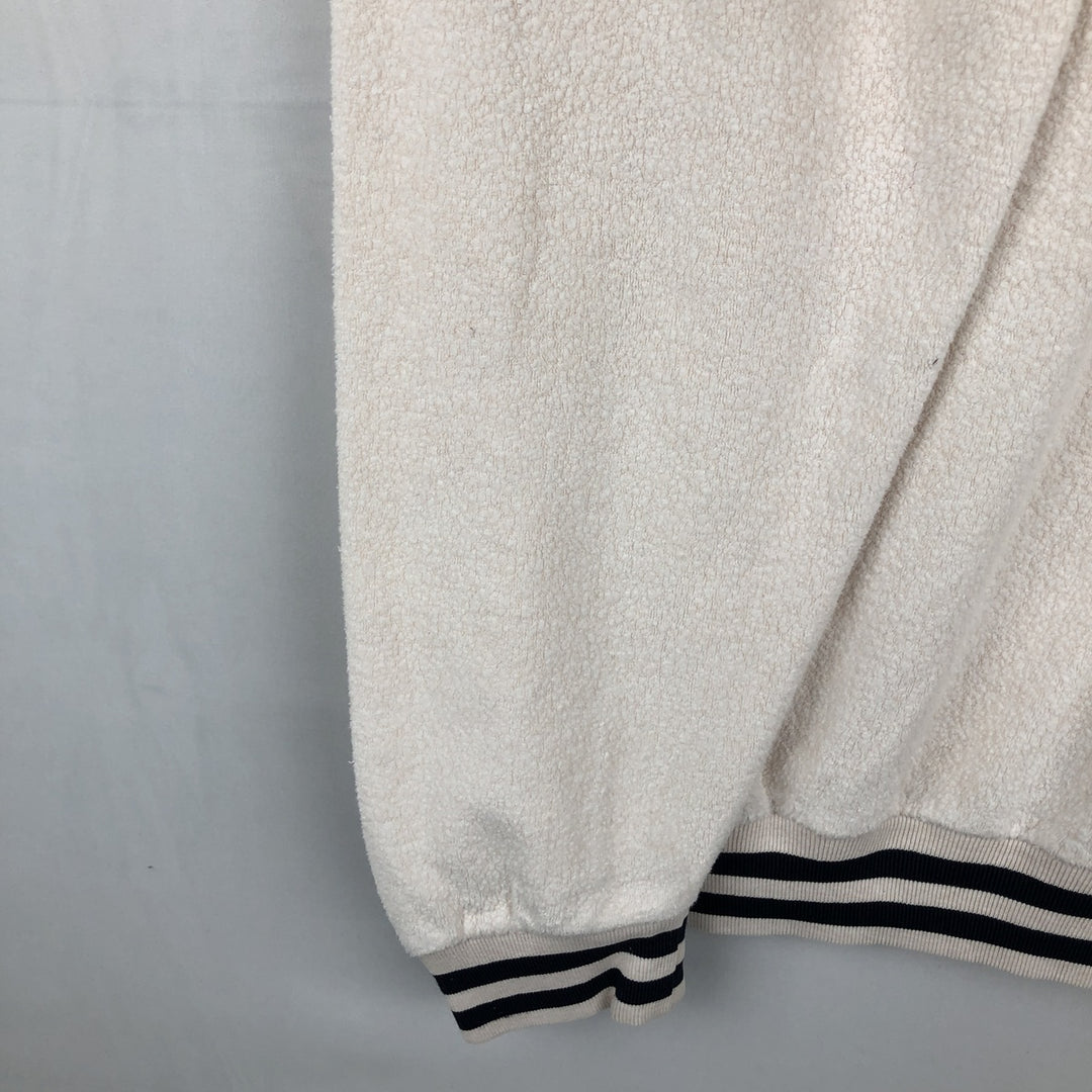Ralph Lauren CHAPS Logo Sweatshirt (Men's Size M) cotton ivory Vintage Second Hand