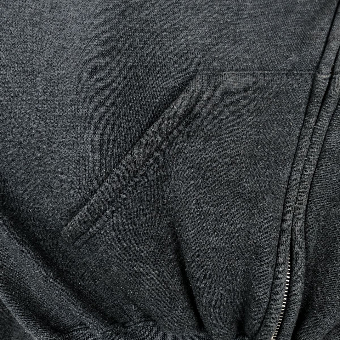 Russell Athletic Full-Zip Sweatshirt Hoodie, Men's Size XL (approx.) cotton navy blue type Vintage Second Hand