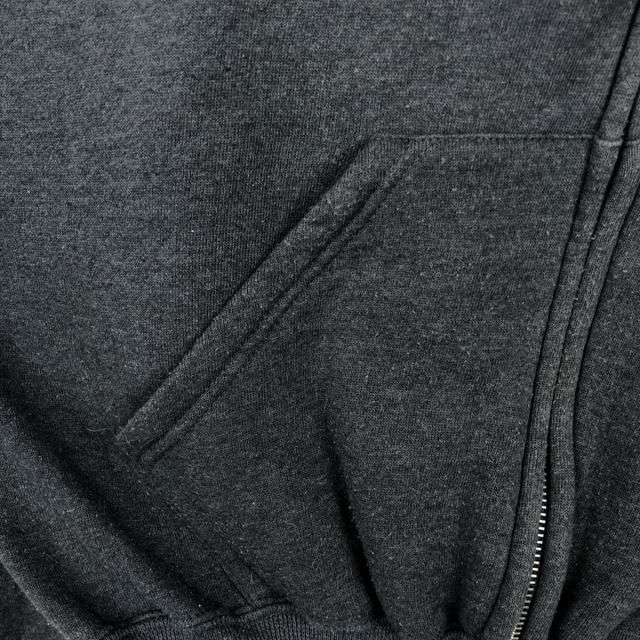 Russell Athletic Full-Zip Sweatshirt Hoodie, Men's Size XL (approx.) cotton navy blue type Vintage Second Hand