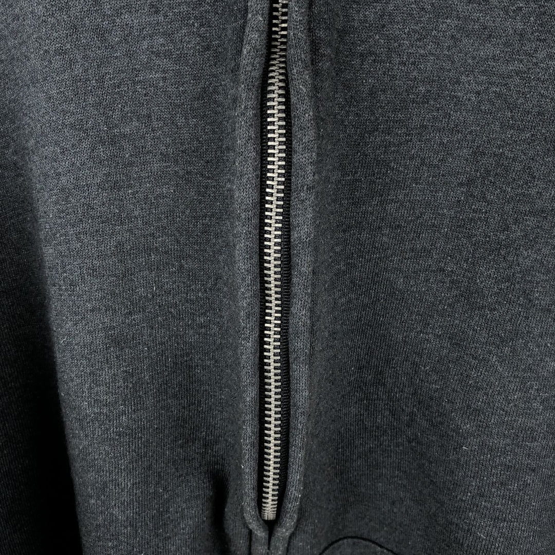 Russell Athletic Full-Zip Sweatshirt Hoodie, Men's Size XL (approx.) cotton navy blue type Vintage Second Hand