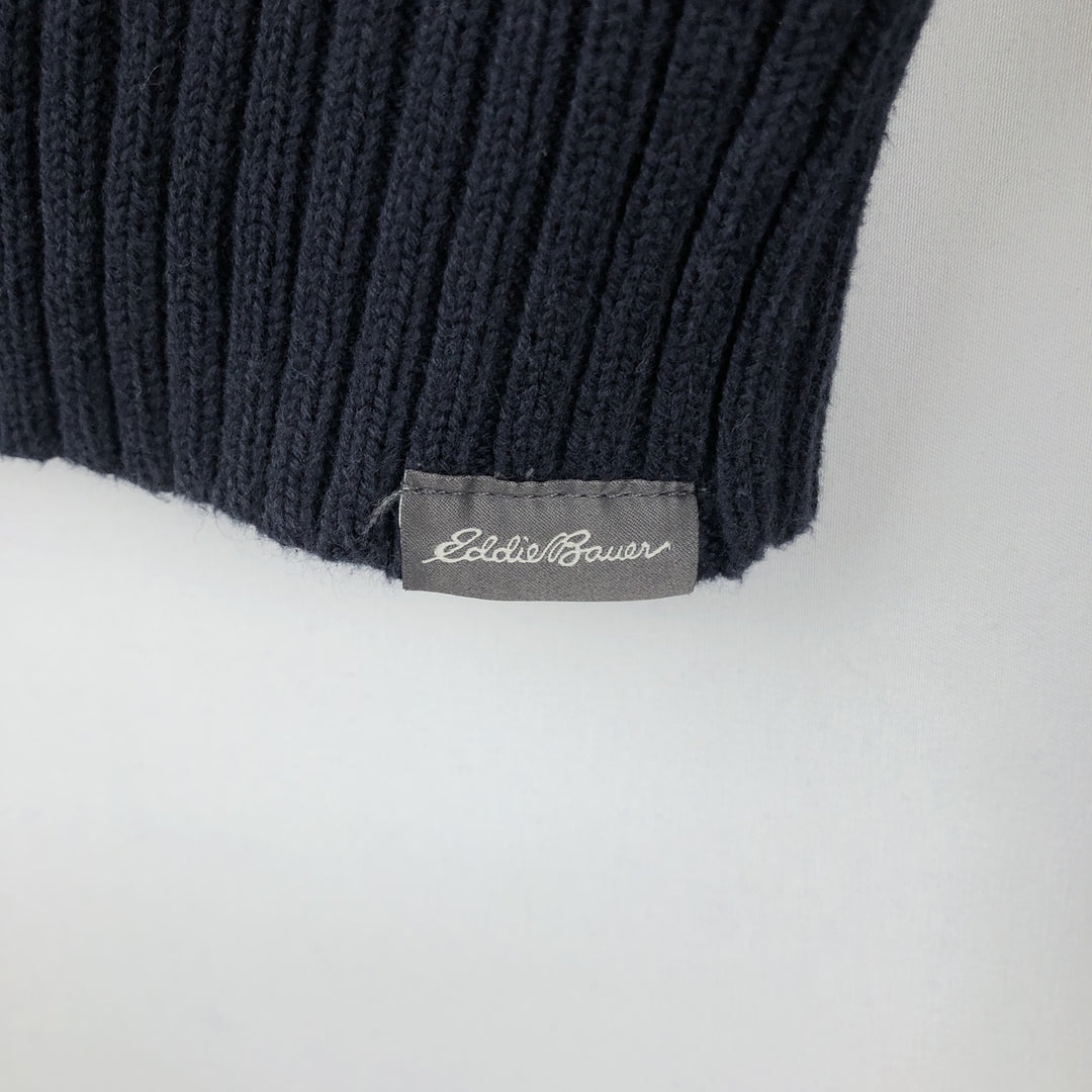 Russell Athletic Full-Zip Sweatshirt Hoodie, Men's Size XL (approx.) cotton navy blue type Vintage Second Hand