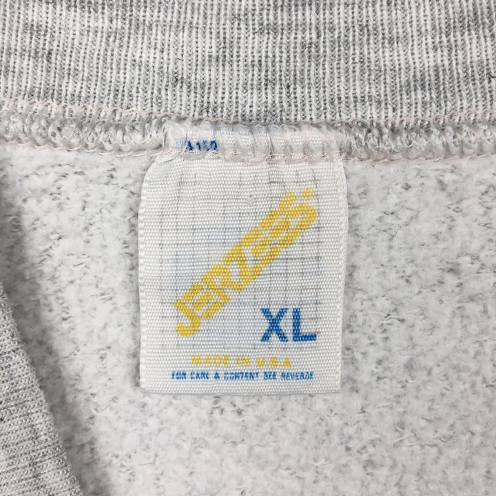 90'S JERSEYS NFL DALLAS COWBOYS printed sweatshirt, made in USA, men's size XL equivalent. cotton gray type Vintage Second Hand
