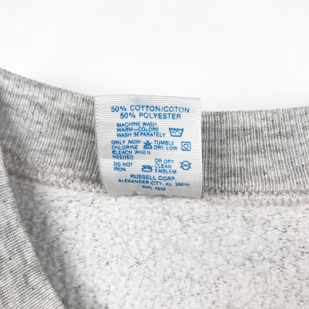 90'S JERSEYS NFL DALLAS COWBOYS printed sweatshirt, made in USA, men's size XL equivalent. cotton gray type Vintage Second Hand