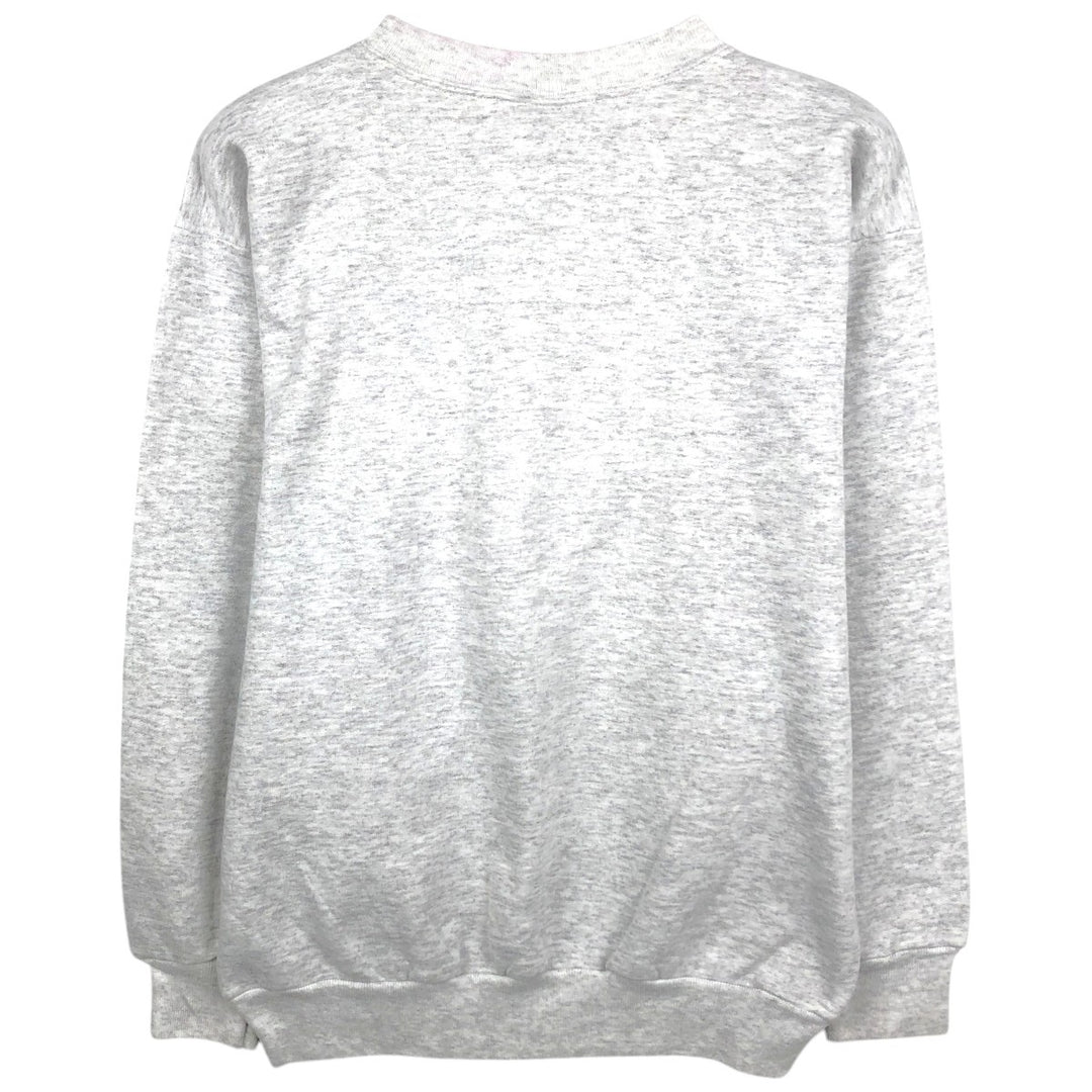 90s-00'S Hanes COMFORTBLEND Cat Pattern 3-Piece College Sweatshirt (Men's Size S) cotton gray type Vintage Second Hand