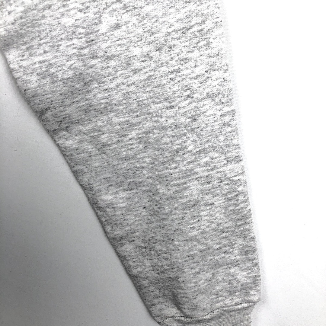 90s-00'S Hanes COMFORTBLEND Cat Pattern 3-Piece College Sweatshirt (Men's Size S) cotton gray type Vintage Second Hand