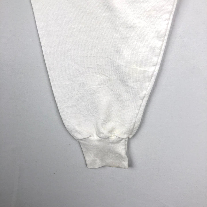 70s-80'S STANFIELD'S Oaklawn Farm Zoo Lion Pattern Advertising Sweatshirt (Men's Size M) polyester white type Vintage Second Hand