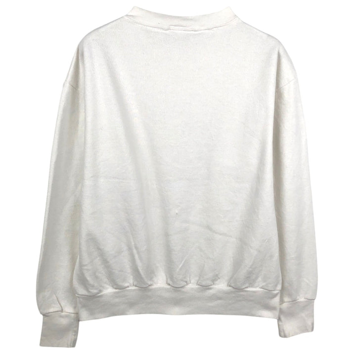 90'S Delta (DELTA) Dog Print Sweatshirt, Men's Size L (approx.), Vintage cotton white type Vintage Second Hand