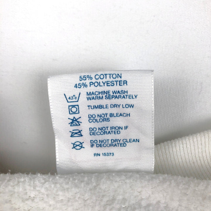 90'S Delta (DELTA) Dog Print Sweatshirt, Men's Size L (approx.), Vintage cotton white type Vintage Second Hand