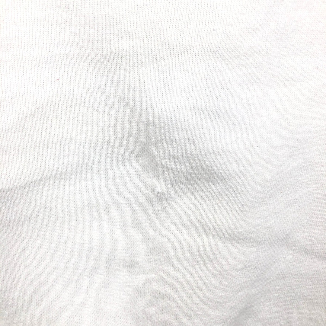 90'S Delta (DELTA) Dog Print Sweatshirt, Men's Size L (approx.), Vintage cotton white type Vintage Second Hand