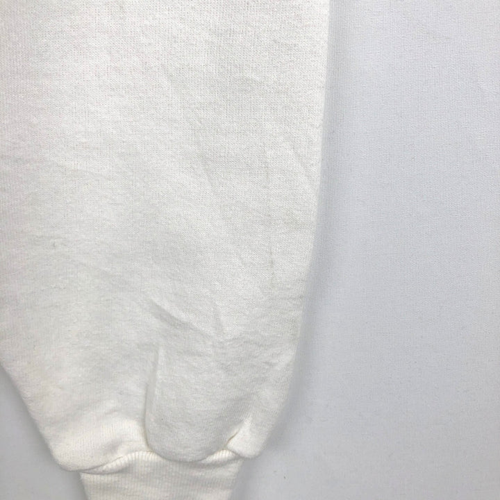 90'S Russell plain blank sweatshirt, sweatshirt, made in USA, men's size M, vintage polyester white type Vintage Second Hand