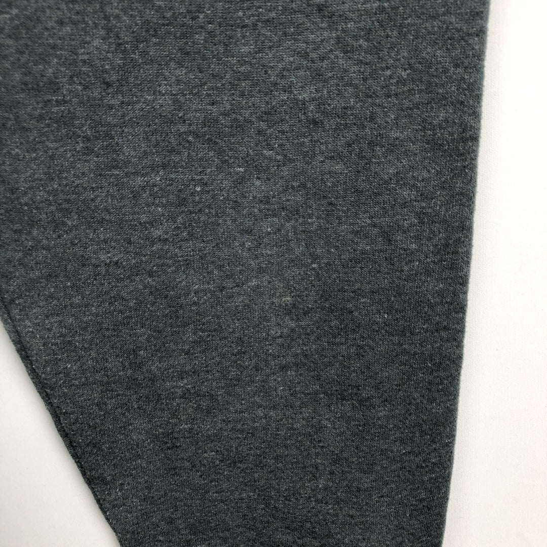 90'S Russell plain blank sweatshirt, men's M size, vintage cotton Charcoal Vintage Second Hand
