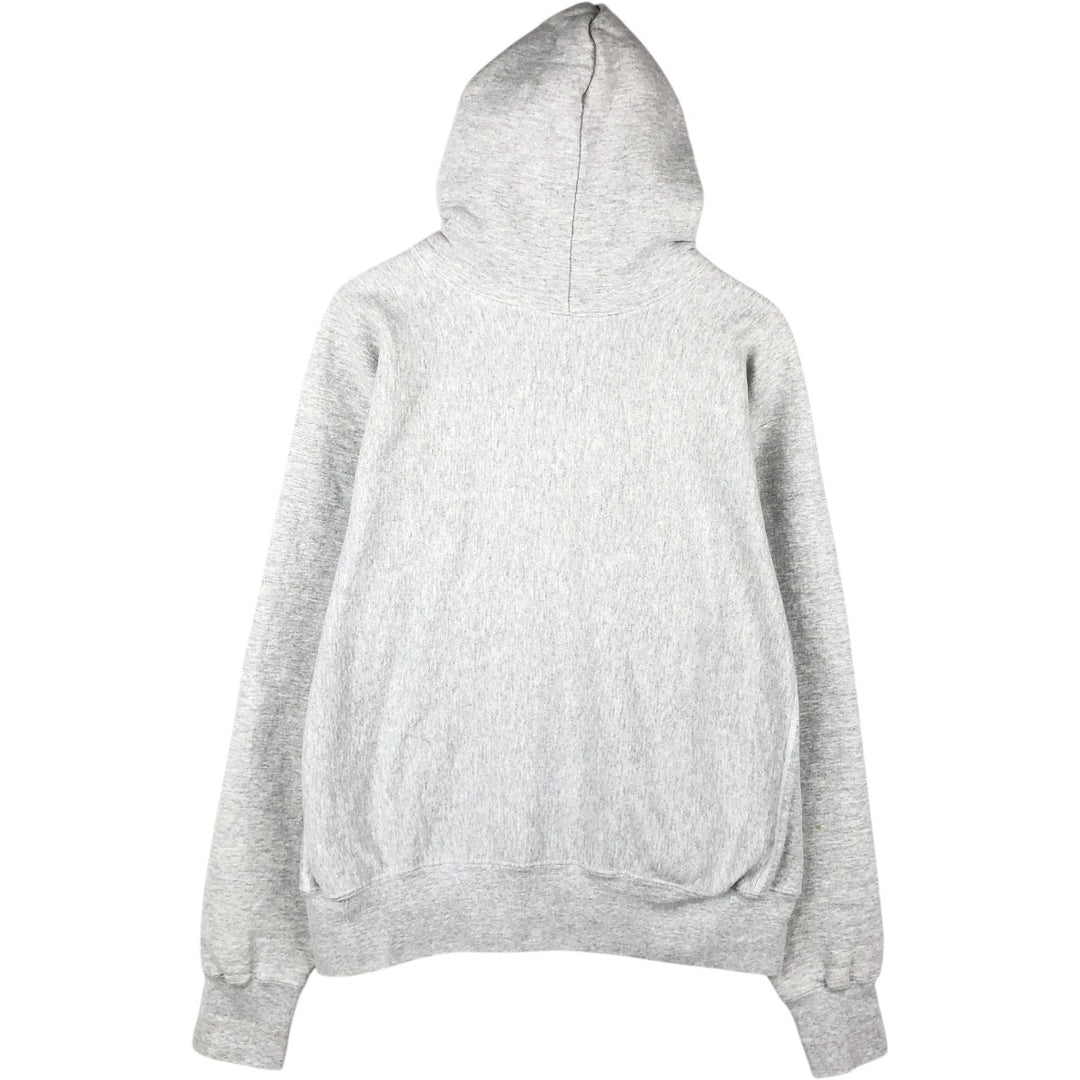 90'S The Cotton Exchange College Sweatshirt Pullover Hoodie, Made in USA, Men's XL equivalent, Vintage cotton gray type Vintage Second Hand