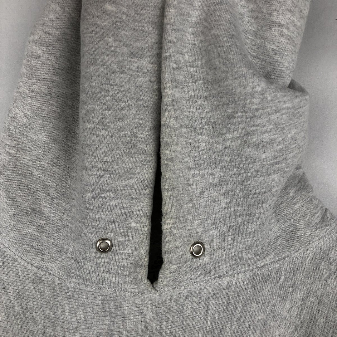 90'S The Cotton Exchange College Sweatshirt Pullover Hoodie, Made in USA, Men's XL equivalent, Vintage cotton gray type Vintage Second Hand