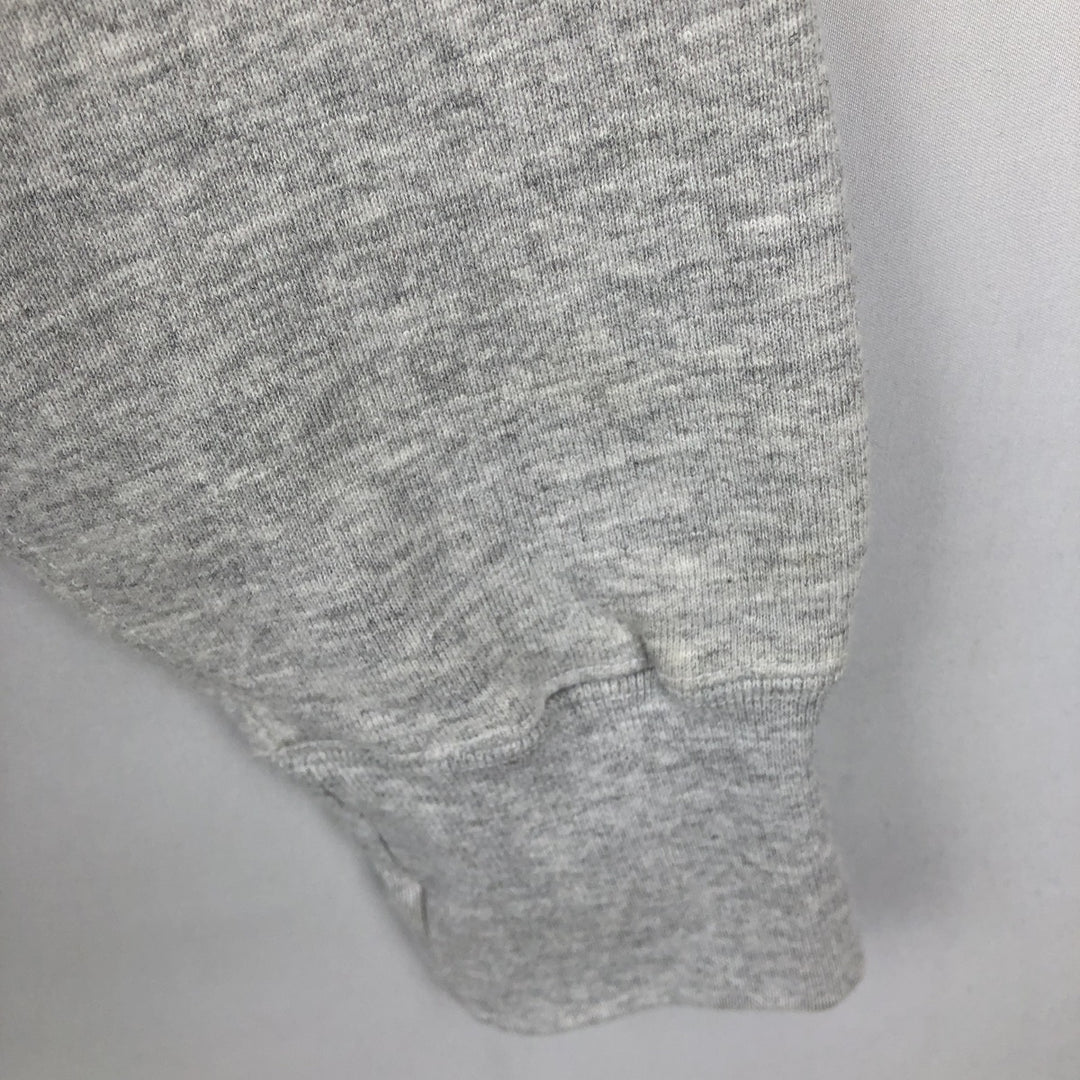 90'S The Cotton Exchange College Sweatshirt Pullover Hoodie, Made in USA, Men's XL equivalent, Vintage cotton gray type Vintage Second Hand