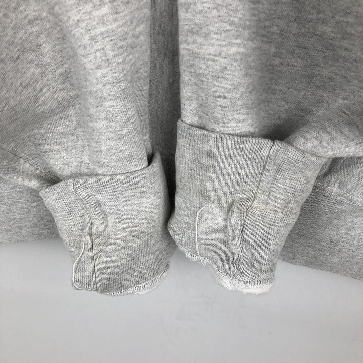 90'S The Cotton Exchange College Sweatshirt Pullover Hoodie, Made in USA, Men's XL equivalent, Vintage cotton gray type Vintage Second Hand