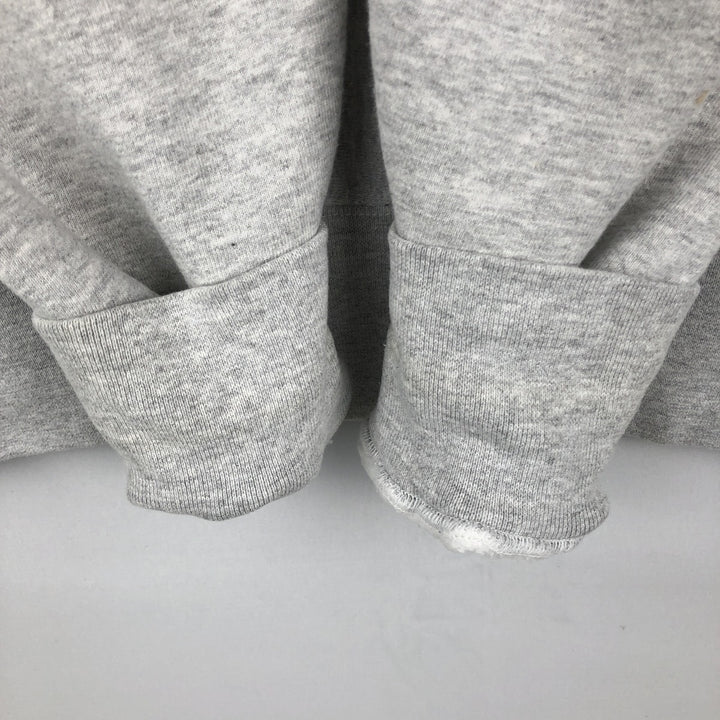 90'S The Cotton Exchange College Sweatshirt Pullover Hoodie, Made in USA, Men's XL equivalent, Vintage cotton gray type Vintage Second Hand