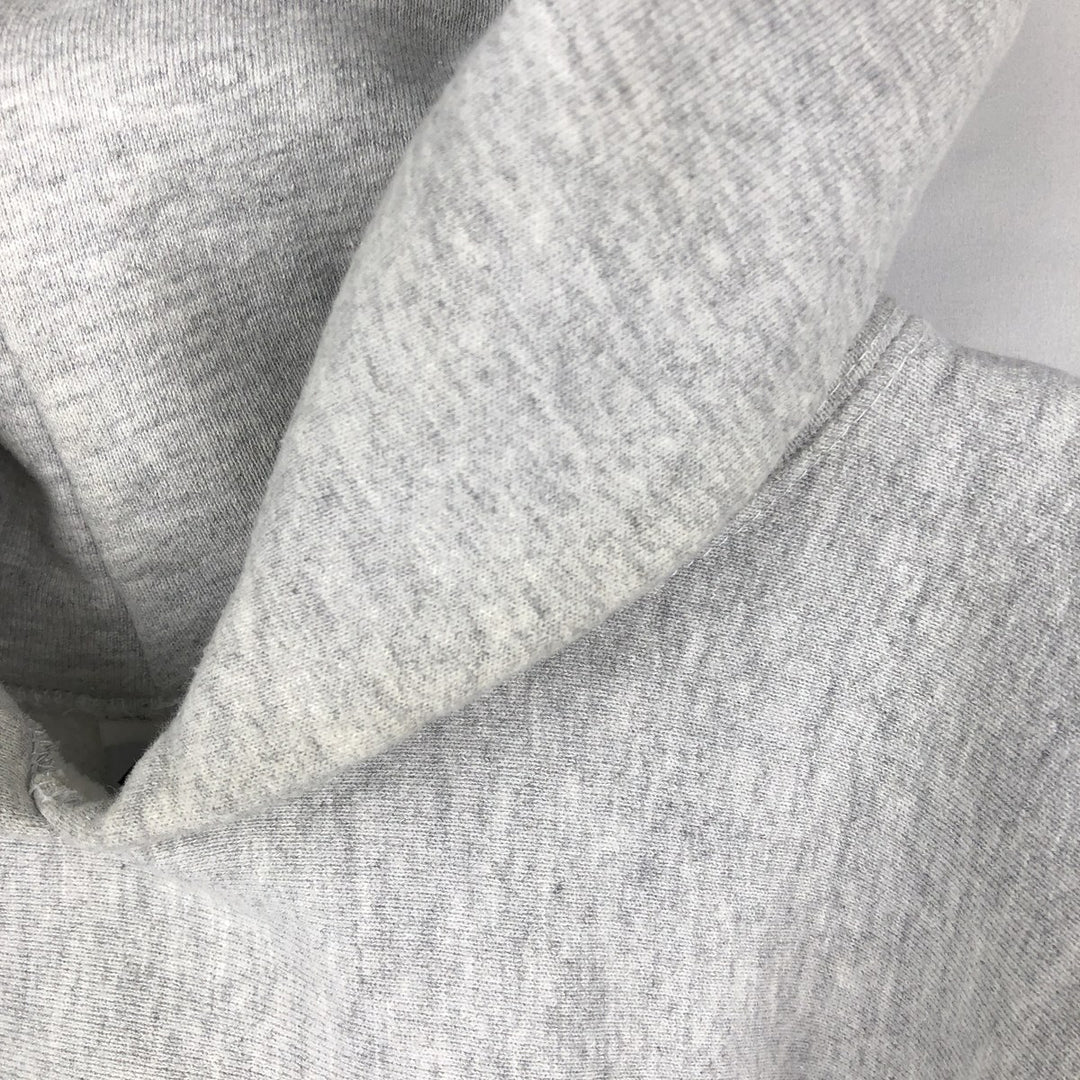 90'S The Cotton Exchange College Sweatshirt Pullover Hoodie, Made in USA, Men's XL equivalent, Vintage cotton gray type Vintage Second Hand