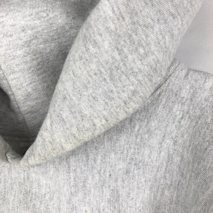 90'S The Cotton Exchange College Sweatshirt Pullover Hoodie, Made in USA, Men's XL equivalent, Vintage cotton gray type Vintage Second Hand