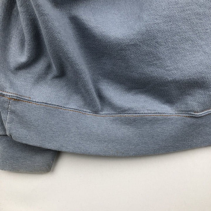Harley-Davidson Advertising Sweatshirt Pullover Hoodie, Made in USA, Men's Size XXXL (equivalent), Double-Sided Print cotton Blue type light blue Vintage Second Hand
