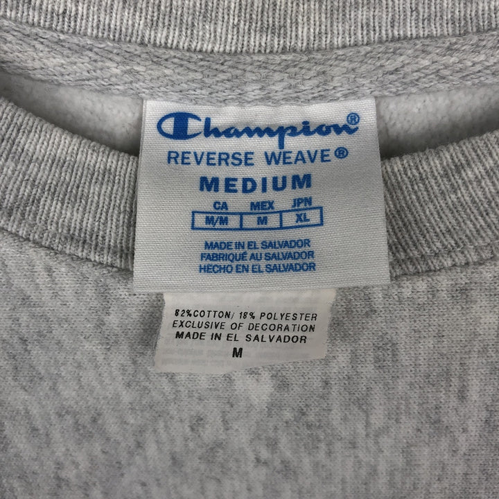 Champion REVERSE WEAVE Reverse Weave College Sweatshirt Trainer Men's M size cotton gray type Vintage Second Hand