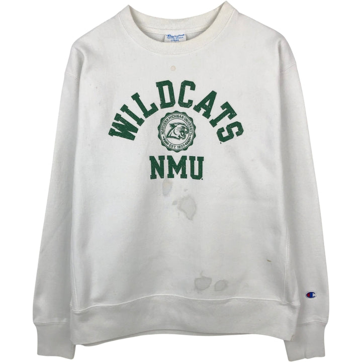Champion Reverse Weave 3-Print College Sweatshirt, Men's Size L unclear pale white type Vintage Second Hand