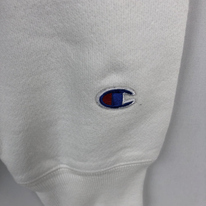 Champion Reverse Weave 3-Print College Sweatshirt, Men's Size L unclear pale white type Vintage Second Hand
